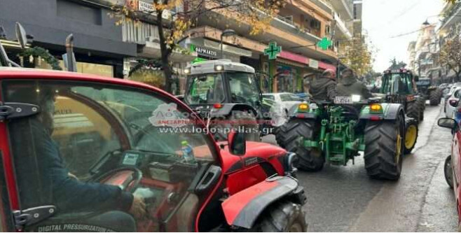 ΣΤΟΥΣ ΔΡΟΜΟΥΣ  ΟΙ ΑΓΡΟΤΕΣ ΤΗΣ ΠΕΛΛΑΣ ΓΙΑ ΤΑ ΠΑΡΑΜΟΡΦΩΜΕΝΑ ΡΟΔΑΚΙΝΑ-ΒΙΝΤΕΟ